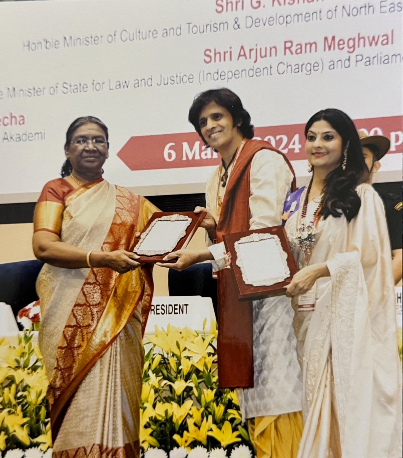 Sangeet Natak Akademi Award — Nirupama and Rajendra
