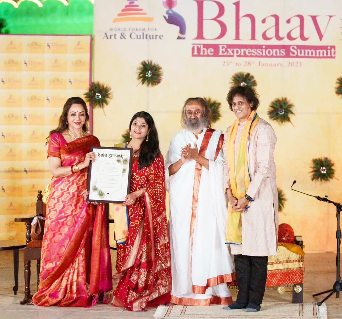 Kala Sarathi being conferred