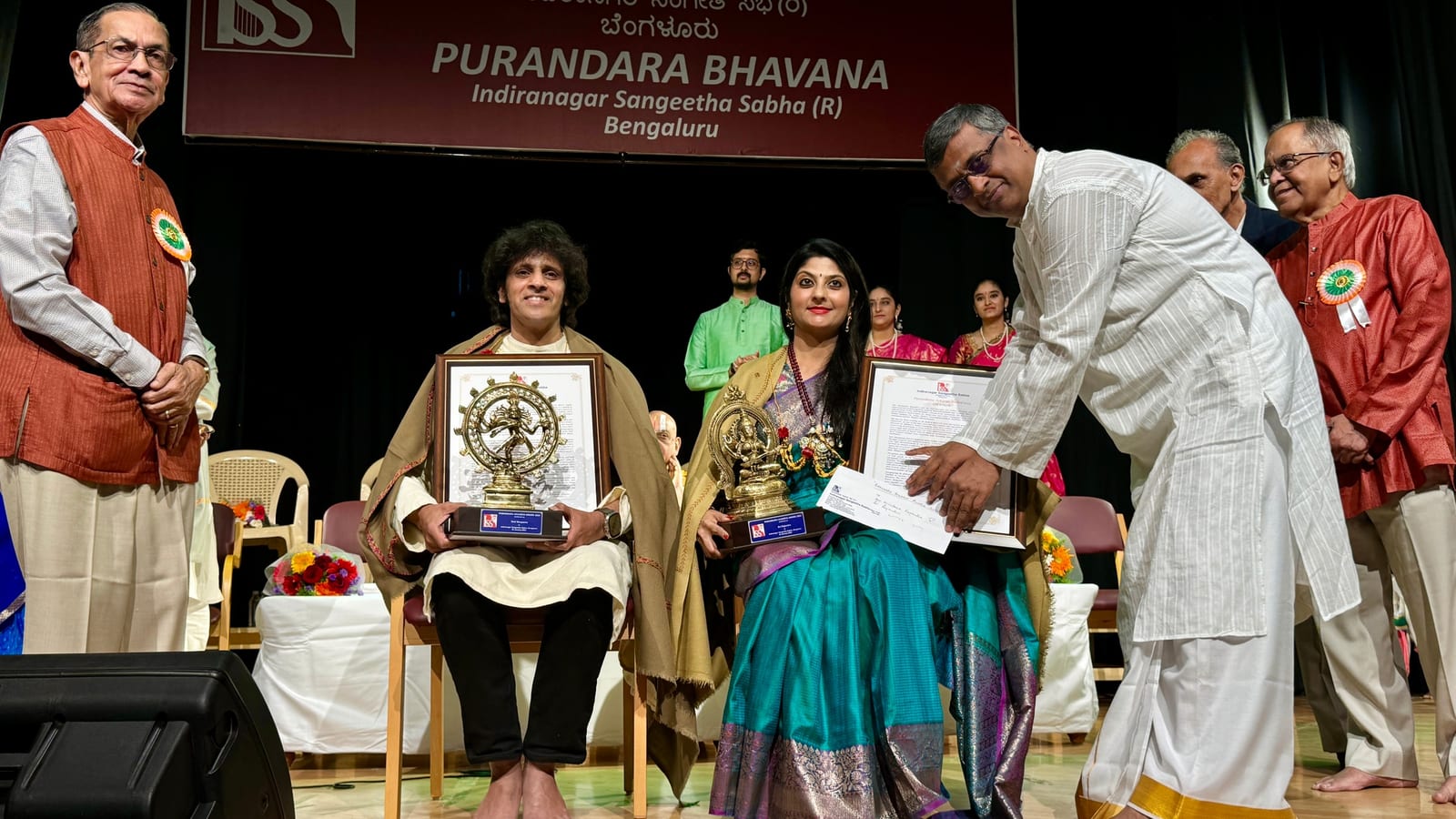 Purandara Acharya Award being conferred