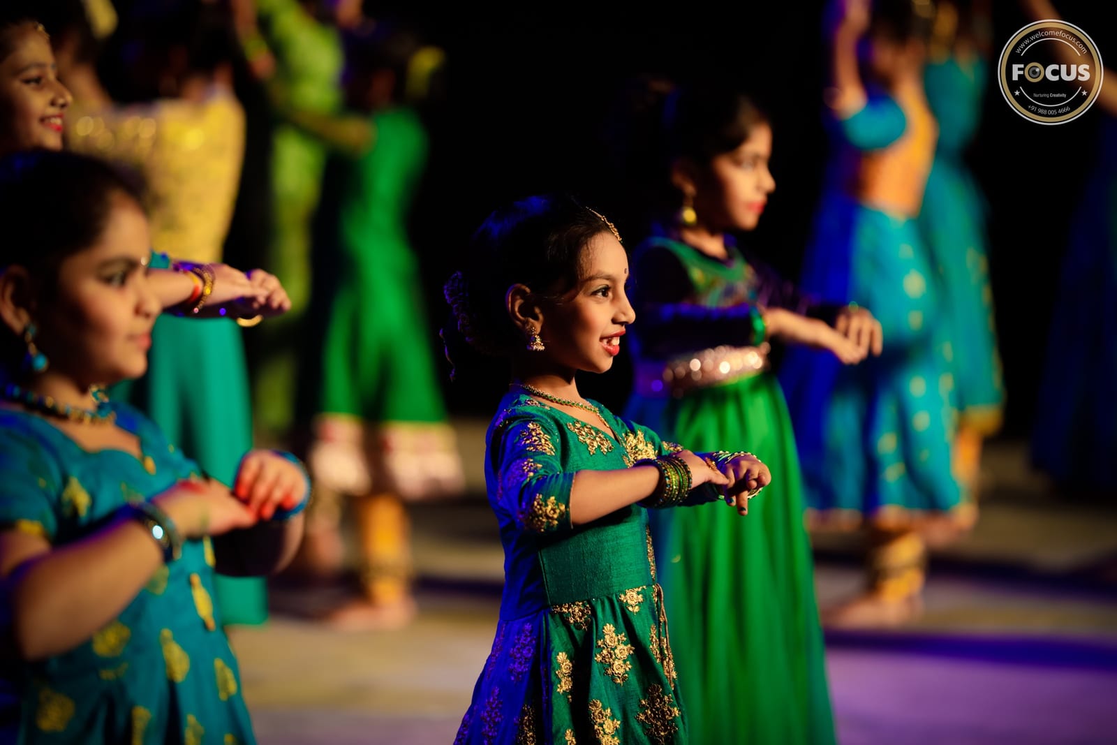 Vijayadashami — students of Abhinava Dance School performing