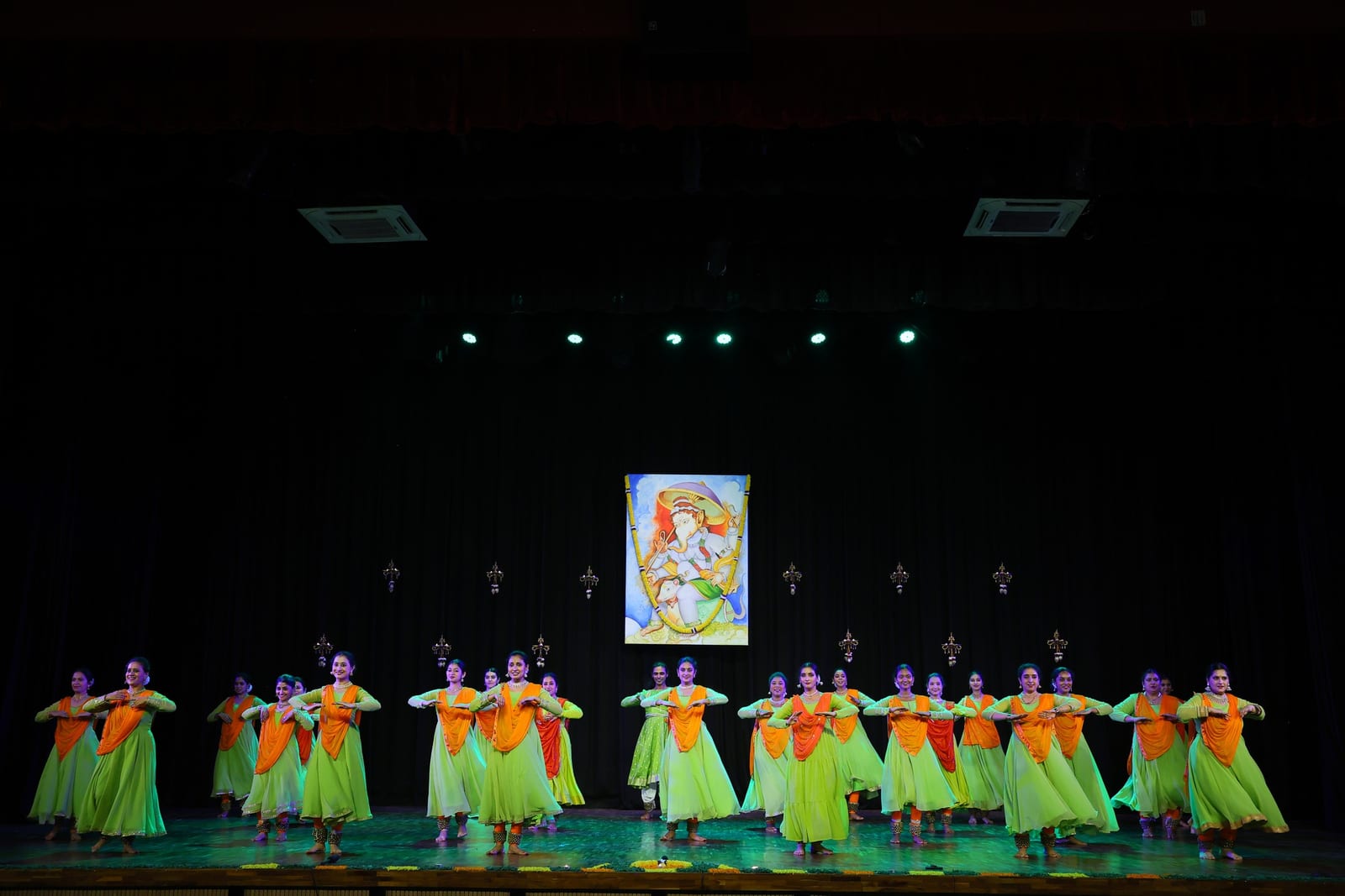 Vijayadashami — students of Abhinava Dance School performing