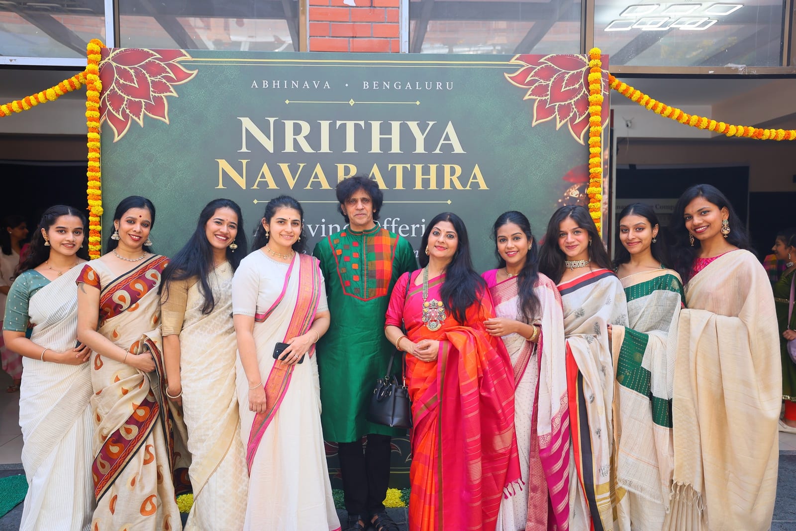 Vijayadashami — students of Abhinava Dance School performing